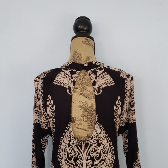 Free People Black Floral Print Dress - Picture 4 of 7